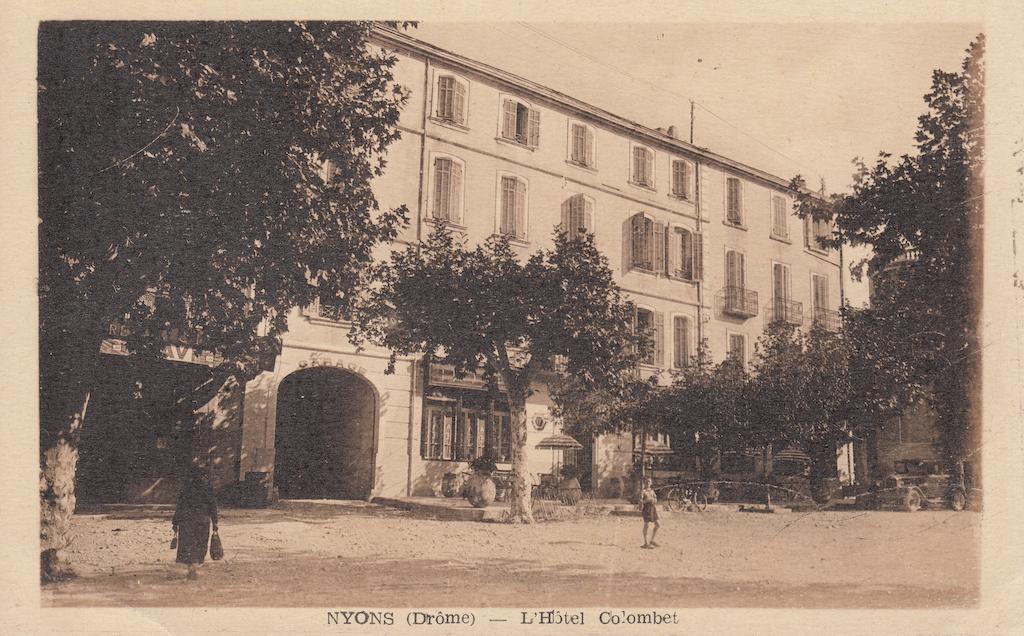 Hotel Colombet Nyons Exterior foto